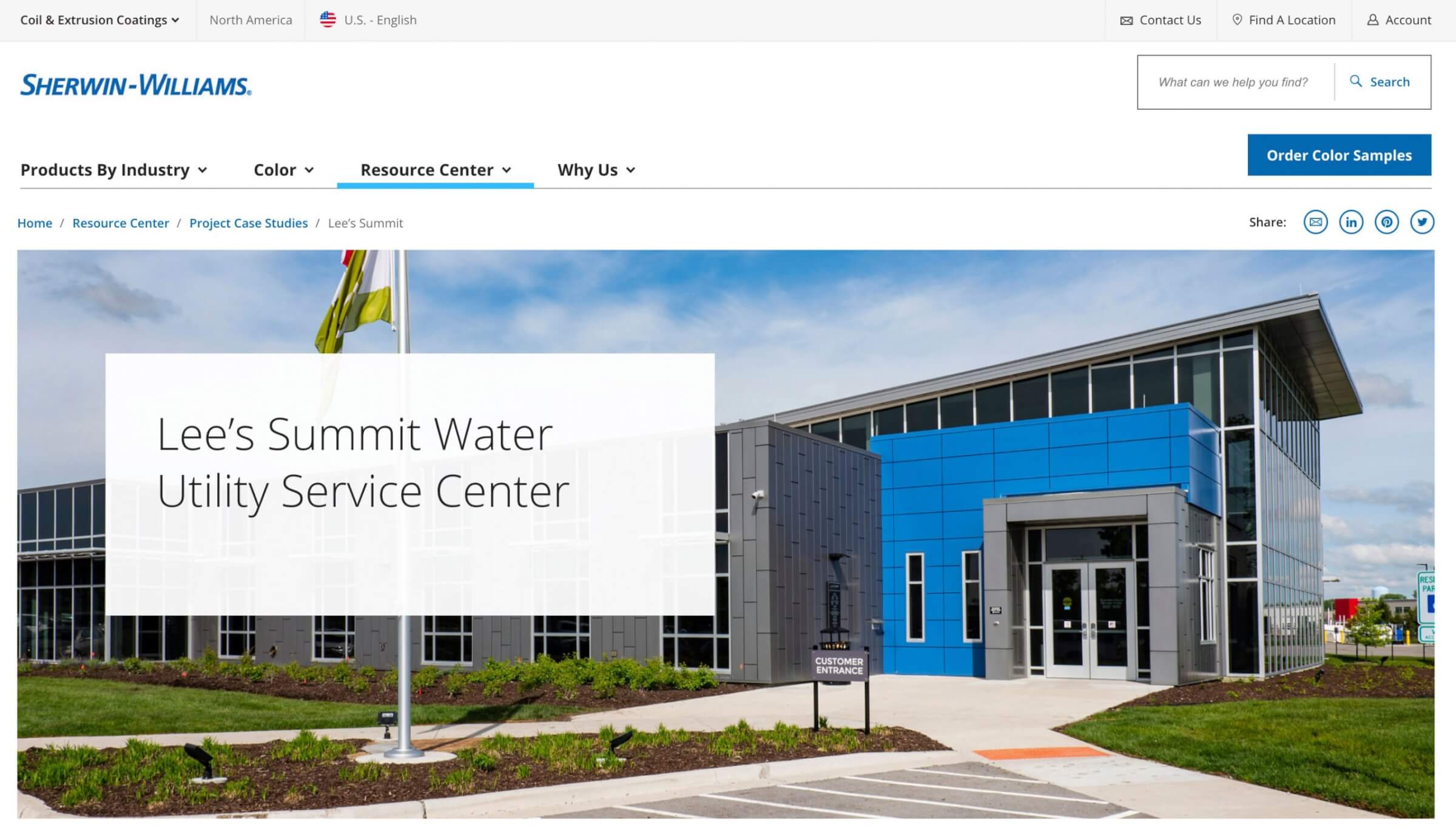 Lee's Summit Water Utility Service Center - American Metalcraft