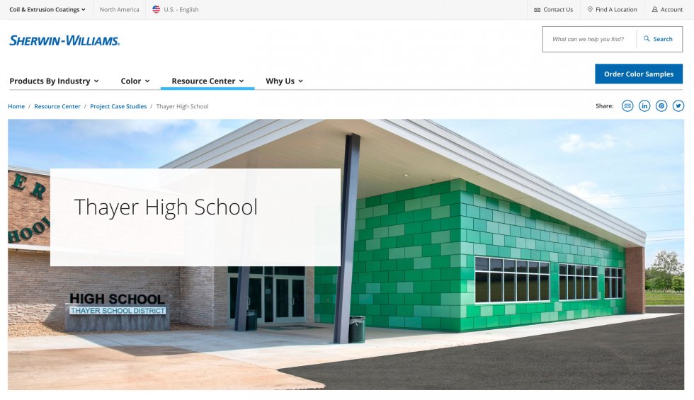 Thayer High School American Metalcraft